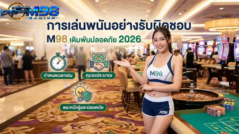 การเล่นพนันอย่างรับผิดชอบ M98 เดิมพันปลอดภัย 2026
